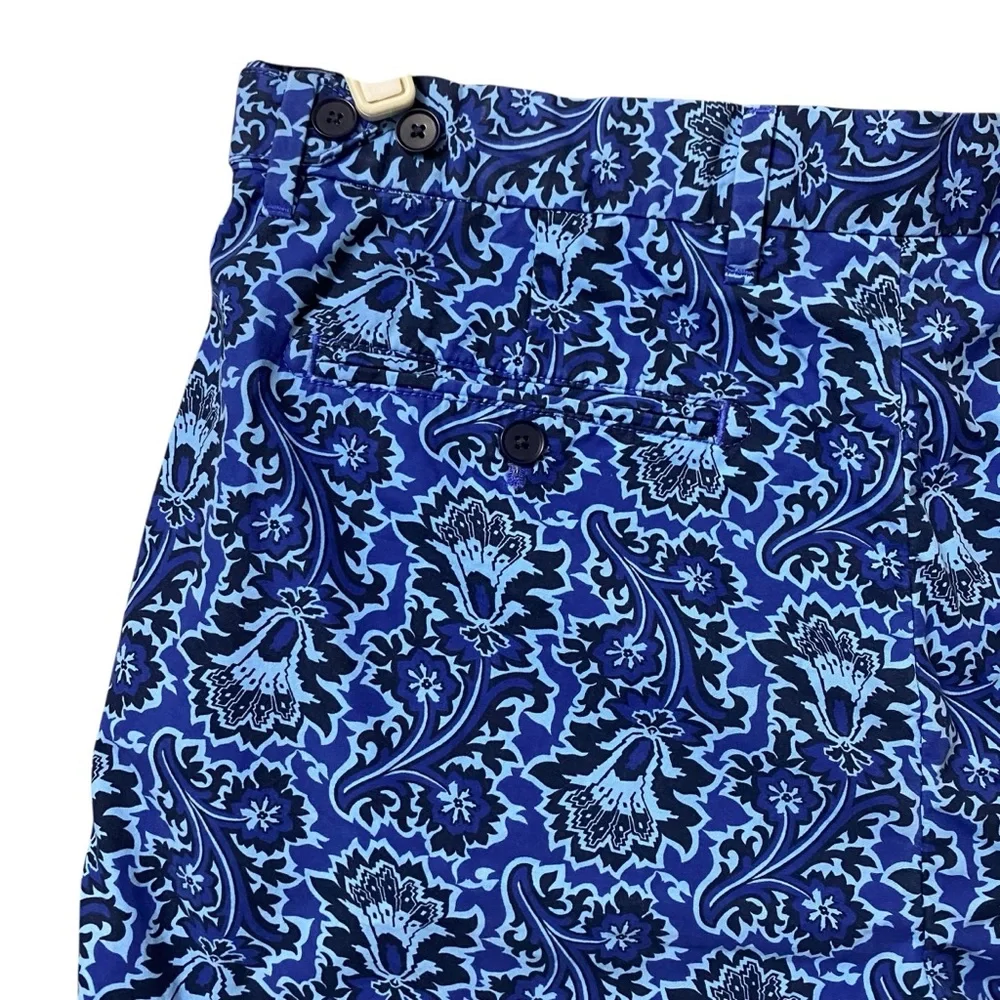 Banana Republic Milly Men’s blue paisley print summer vacation shorts size 34